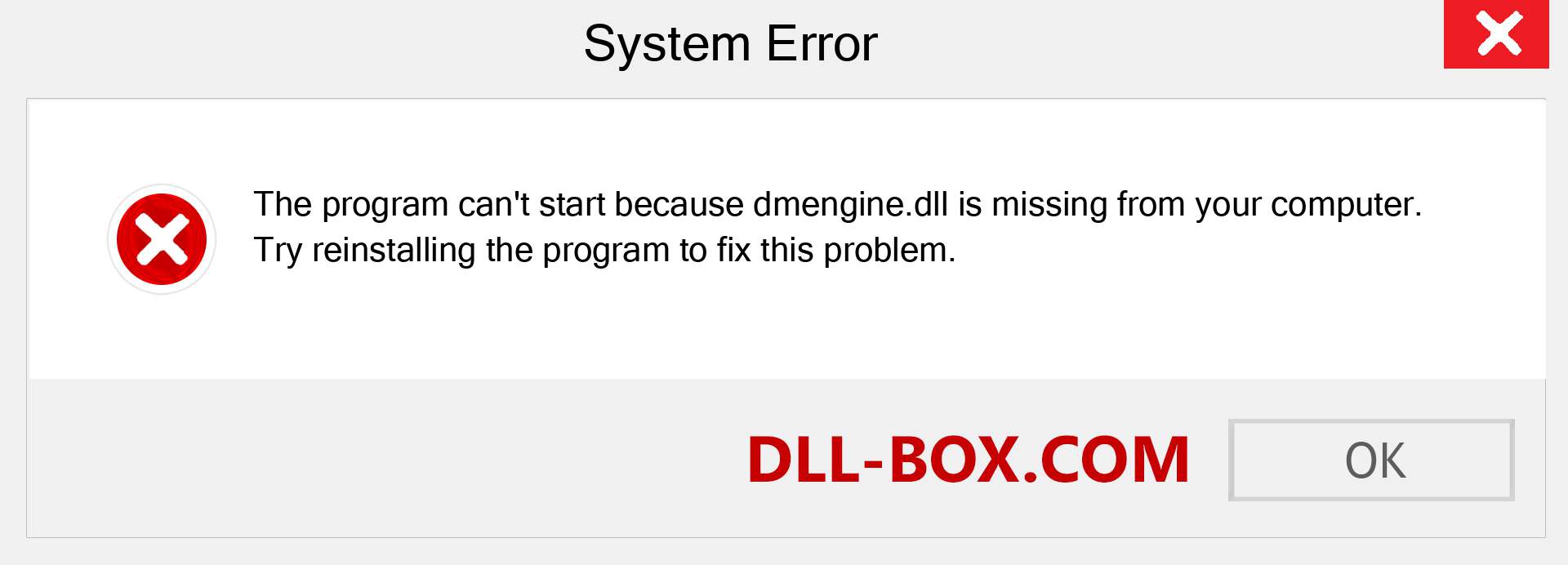  dmengine.dll file is missing?. Download for Windows 7, 8, 10 - Fix  dmengine dll Missing Error on Windows, photos, images